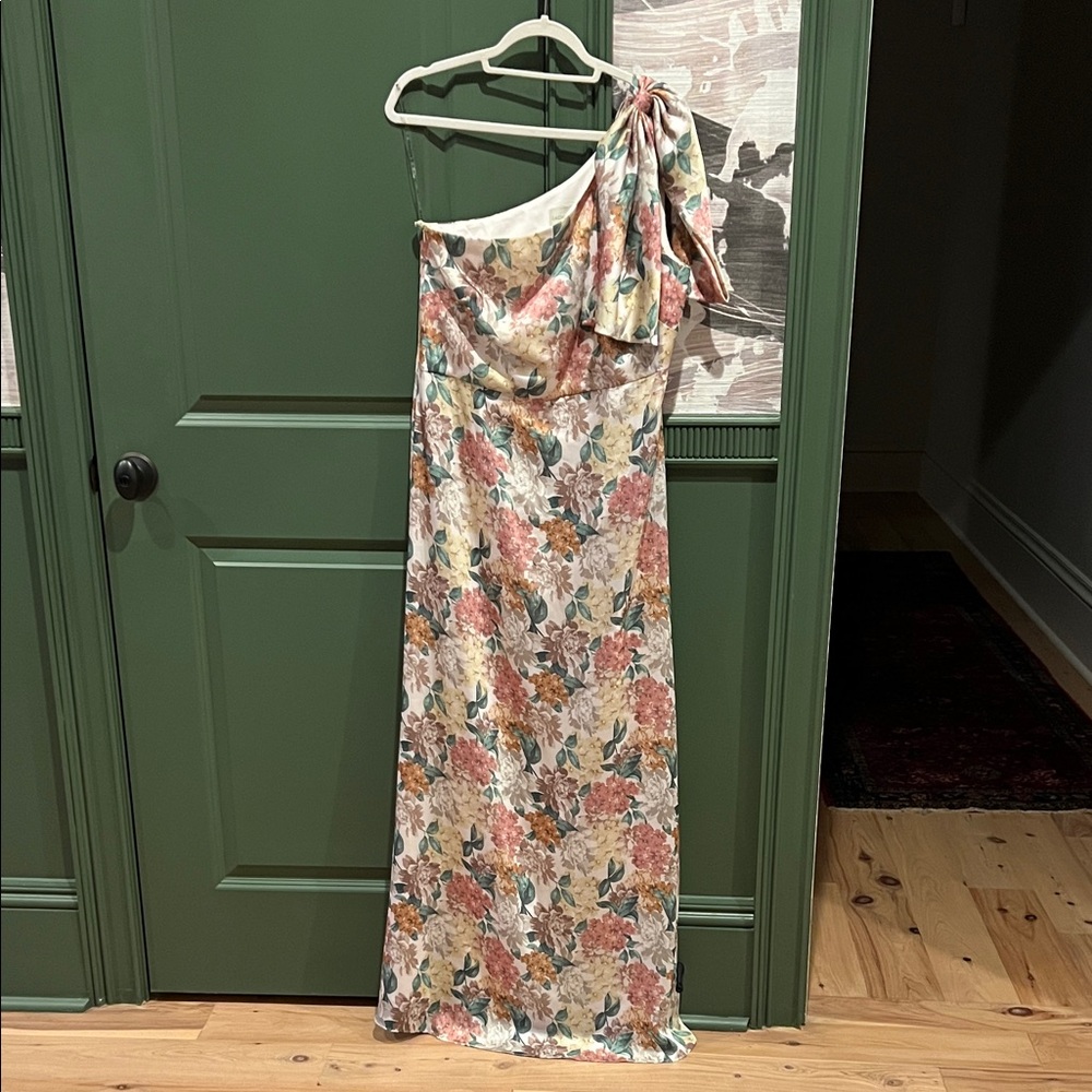 Sachin + Babi Floral One-Shoulder Dress